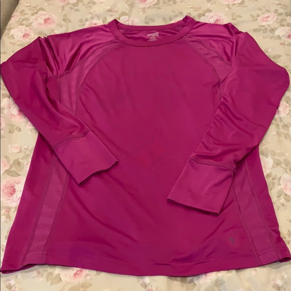 Danskin Now long sleeve shirt-size Large